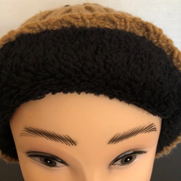 MENS WINTER PLAIN KNIT BEANIE HAT - Picture 3 of 4